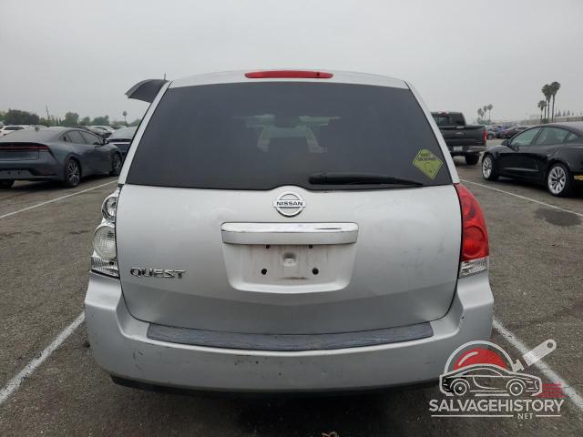 5N1BV28U17N129225 2007 NISSAN QUEST photo no. 6