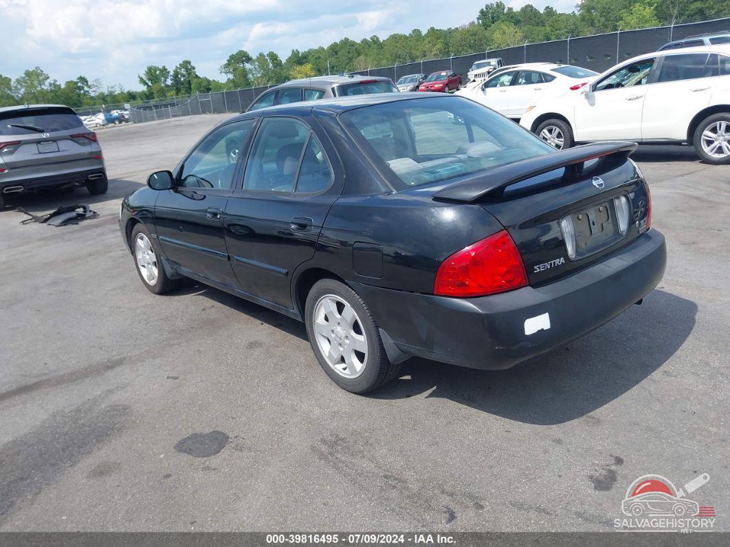 3N1CB51A86L582035 2006 NISSAN SENTRA photo no. 3