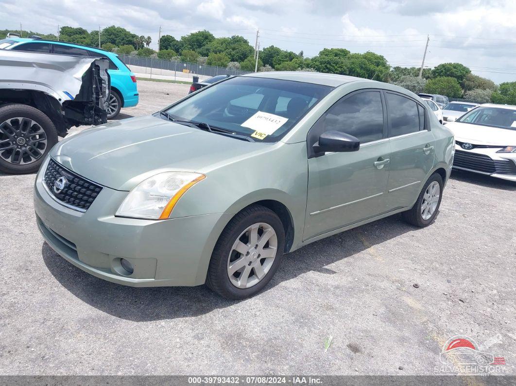 3N1AB61E28L672476 2008 NISSAN SENTRA photo no. 2