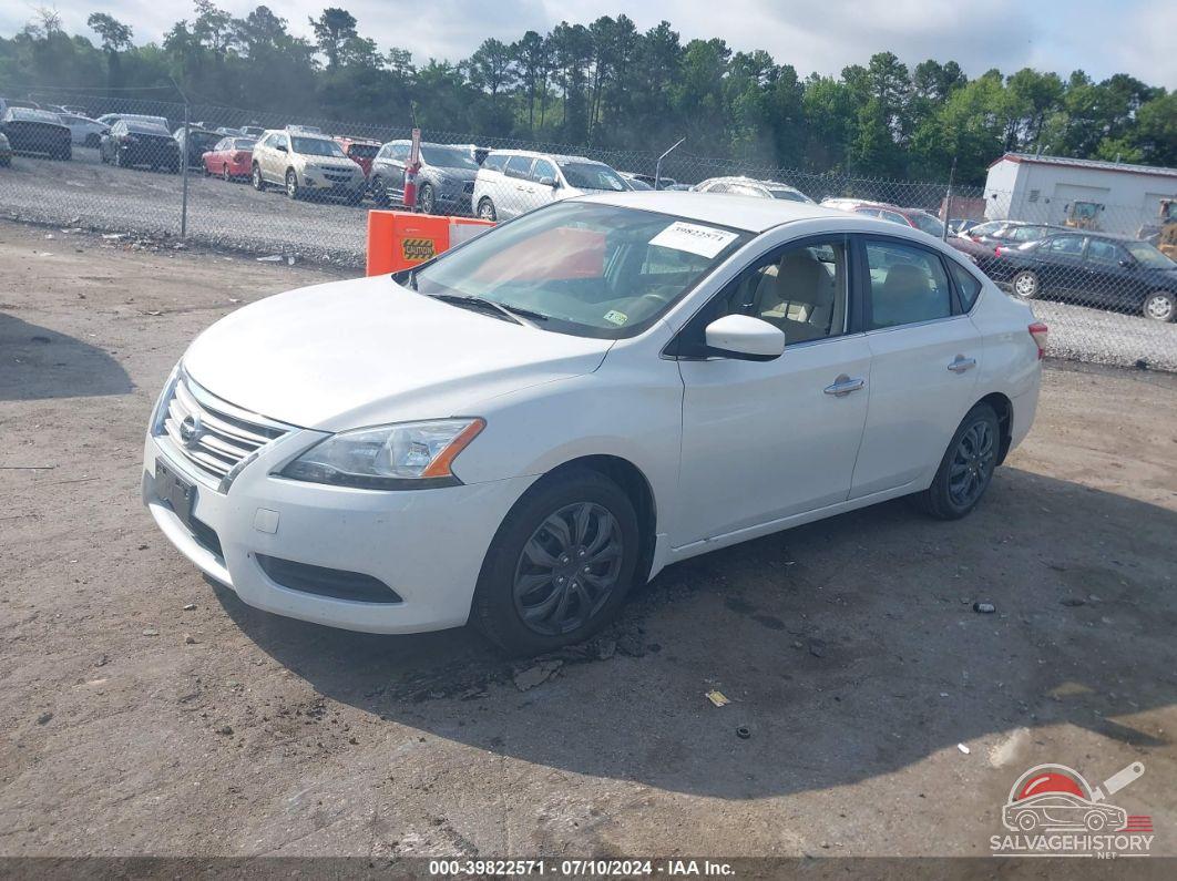 3N1AB7AP1DL788222 2013 NISSAN SENTRA photo no. 2