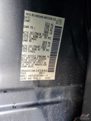 1N6AA1EC1NN103896 2022 NISSAN TITAN photo no. 12