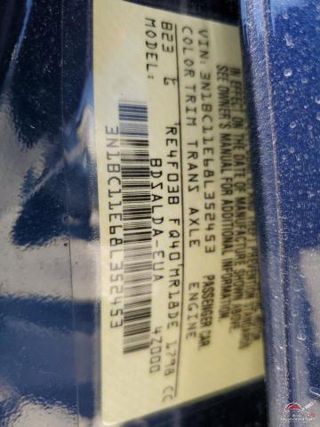 3N1BC11E68L352453 2008 NISSAN VERSA photo no. 12