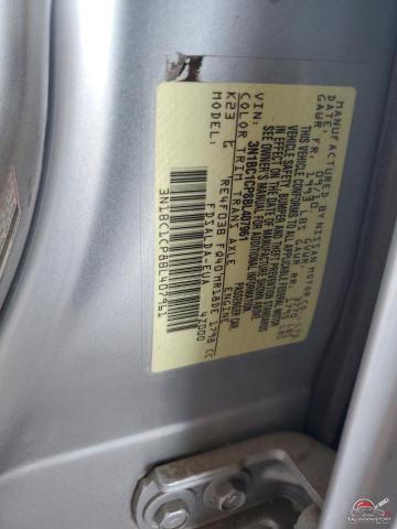3N1BC1CP8BL407961 2011 NISSAN VERSA photo no. 12
