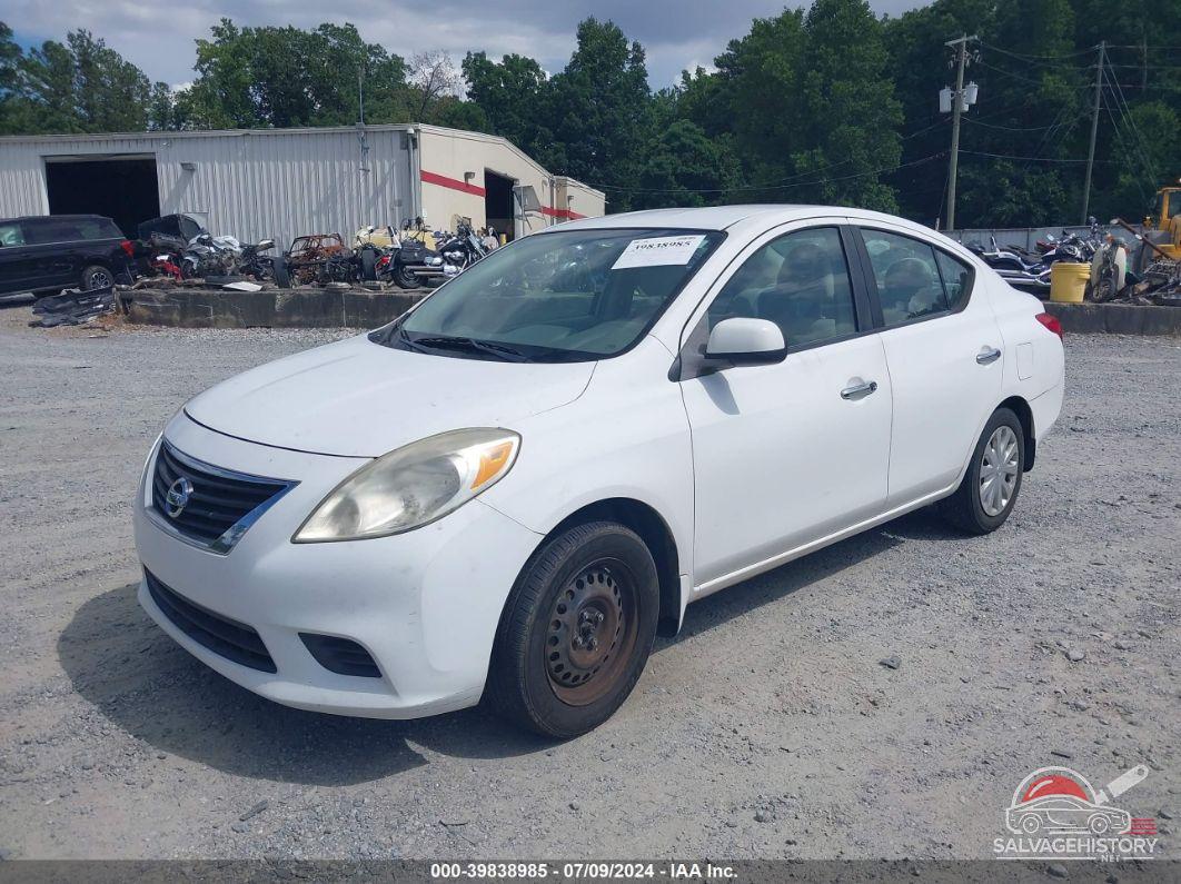 3N1CN7AP9CL838167 2012 NISSAN VERSA photo no. 2