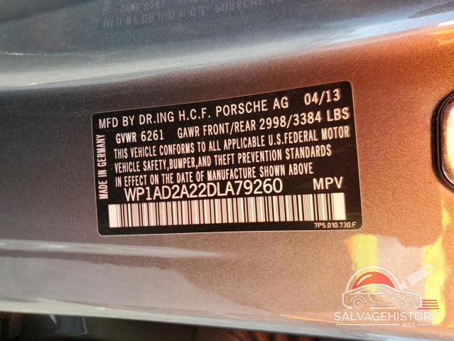 WP1AD2A22DLA79260 2013 PORSCHE CAYENNE photo no. 12