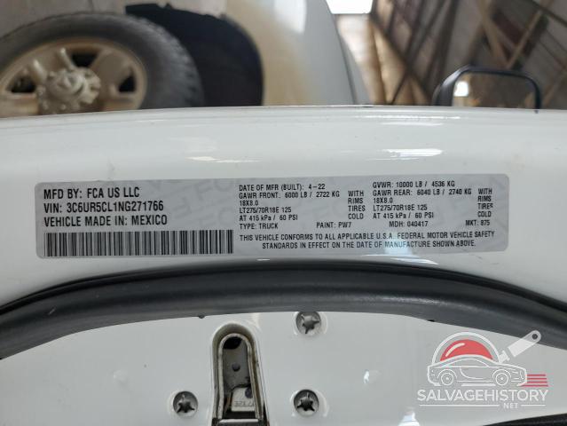 3C6UR5CL1NG271766 2022 RAM 2500 photo no. 13
