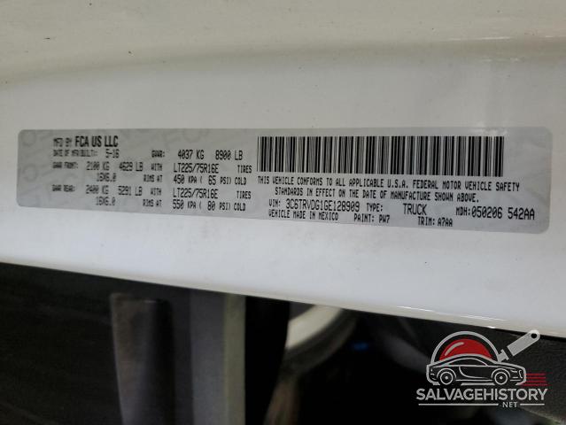 3C6TRVDG1GE128909 2016 RAM All Models photo no. 13