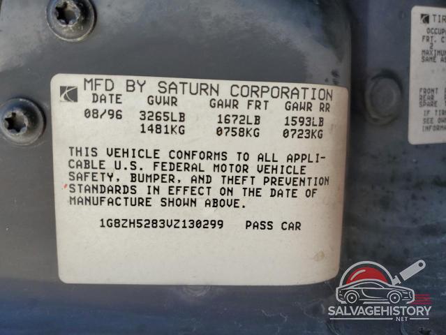 1G8ZH5283VZ130299 1997 SATURN SL/SL1/SL2 photo no. 12