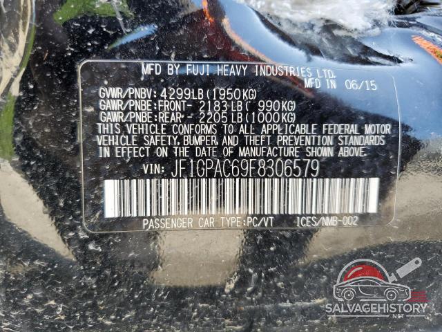JF1GPAC69F8306579 2015 SUBARU IMPREZA photo no. 12