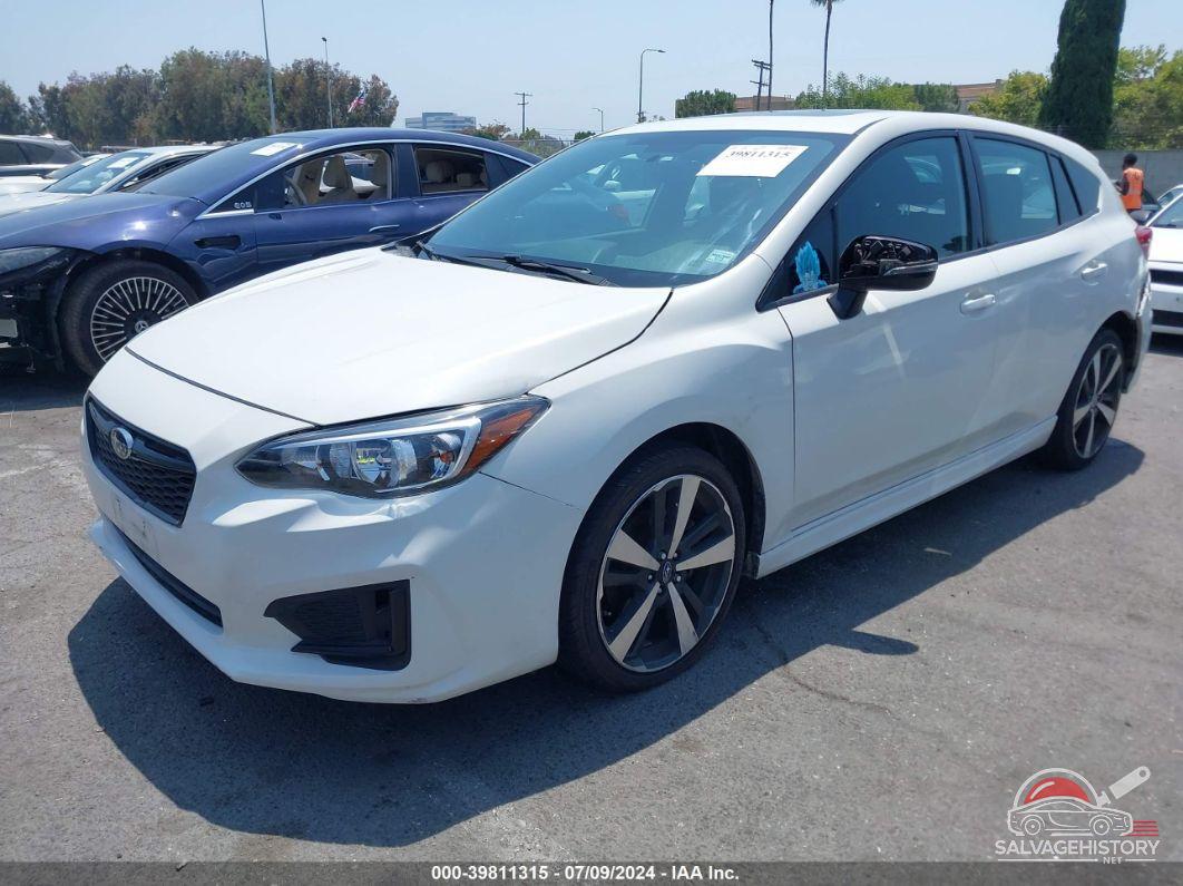 4S3GTAM67H3723865 2017 SUBARU IMPREZA photo no. 2