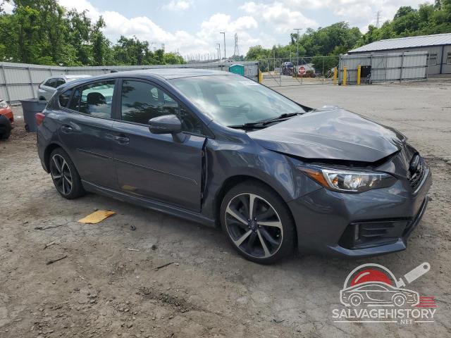 4S3GTAJ67M1717039 2021 SUBARU IMPREZA photo no. 4