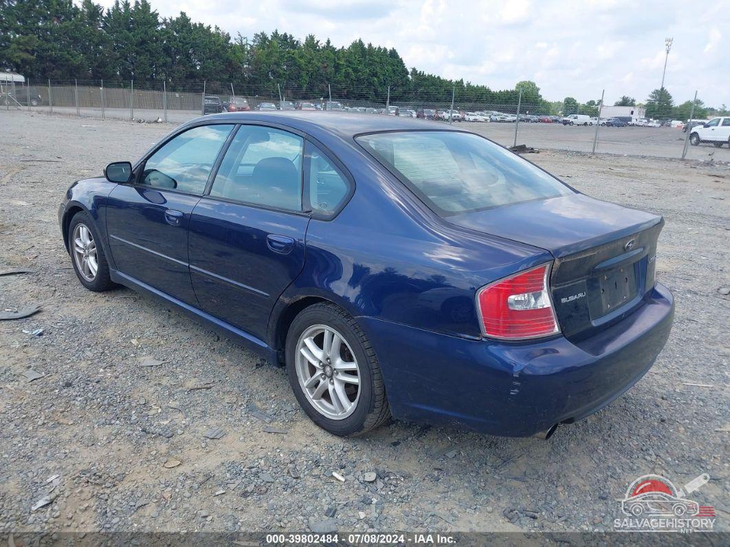 4S3BL616X57206043 2005 SUBARU LEGACY photo no. 3