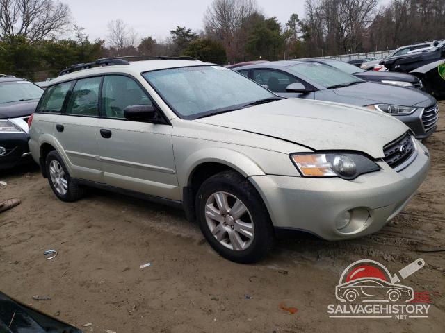 4S4BP61C957346932 2005 SUBARU LEGACY photo no. 4