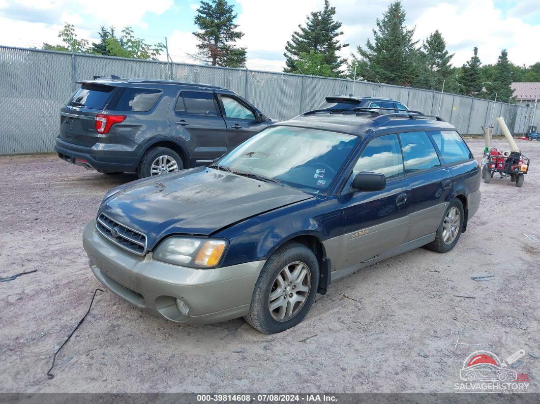 4S3BH6754Y7616485 2000 SUBARU OUTBACK photo no. 2