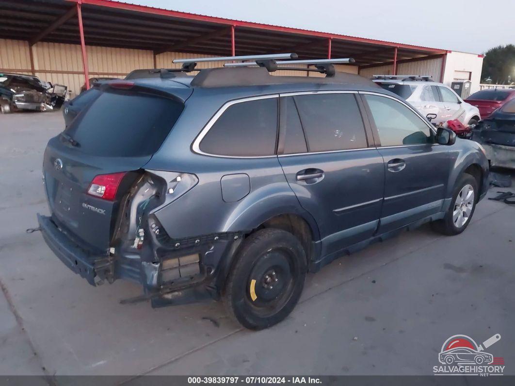 4S4BRCLCXD3232739 2013 SUBARU OUTBACK photo no. 4