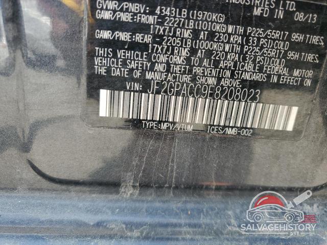 JF2GPACC9E8208023 2014 SUBARU XV photo no. 13