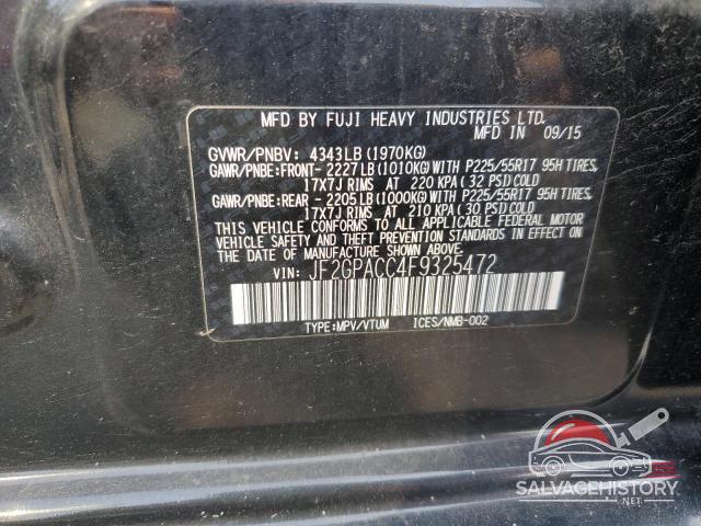JF2GPACC4F9325472 2015 SUBARU XV photo no. 13