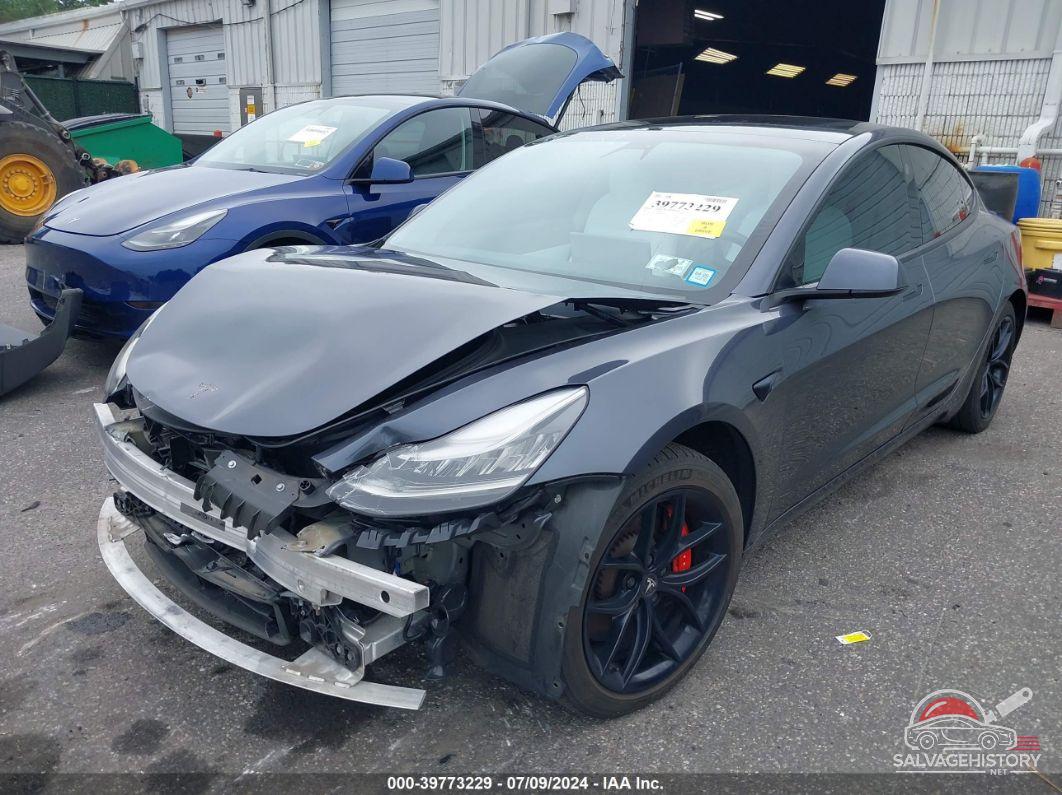 5YJ3E1EC1MF849682 2021 TESLA MODEL 3 photo no. 2