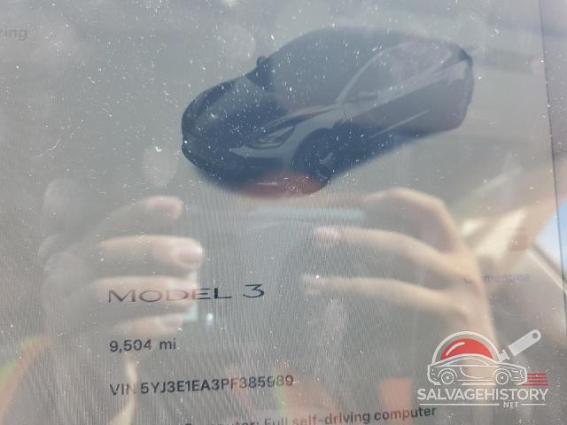 5YJ3E1EA3PF385989 2023 TESLA MODEL 3 photo no. 9