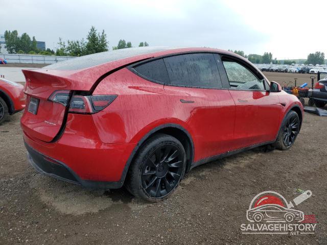 7SAYGDEE1NF384506 2022 TESLA MODEL Y photo no. 3