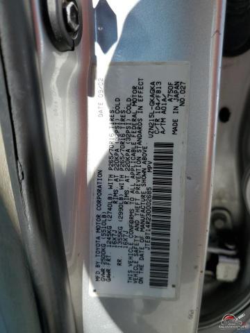 JTEBT14R230002685 2003 TOYOTA 4RUNNER photo no. 13