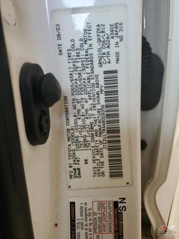 JTEZU17R448009356 2004 TOYOTA 4RUNNER photo no. 13