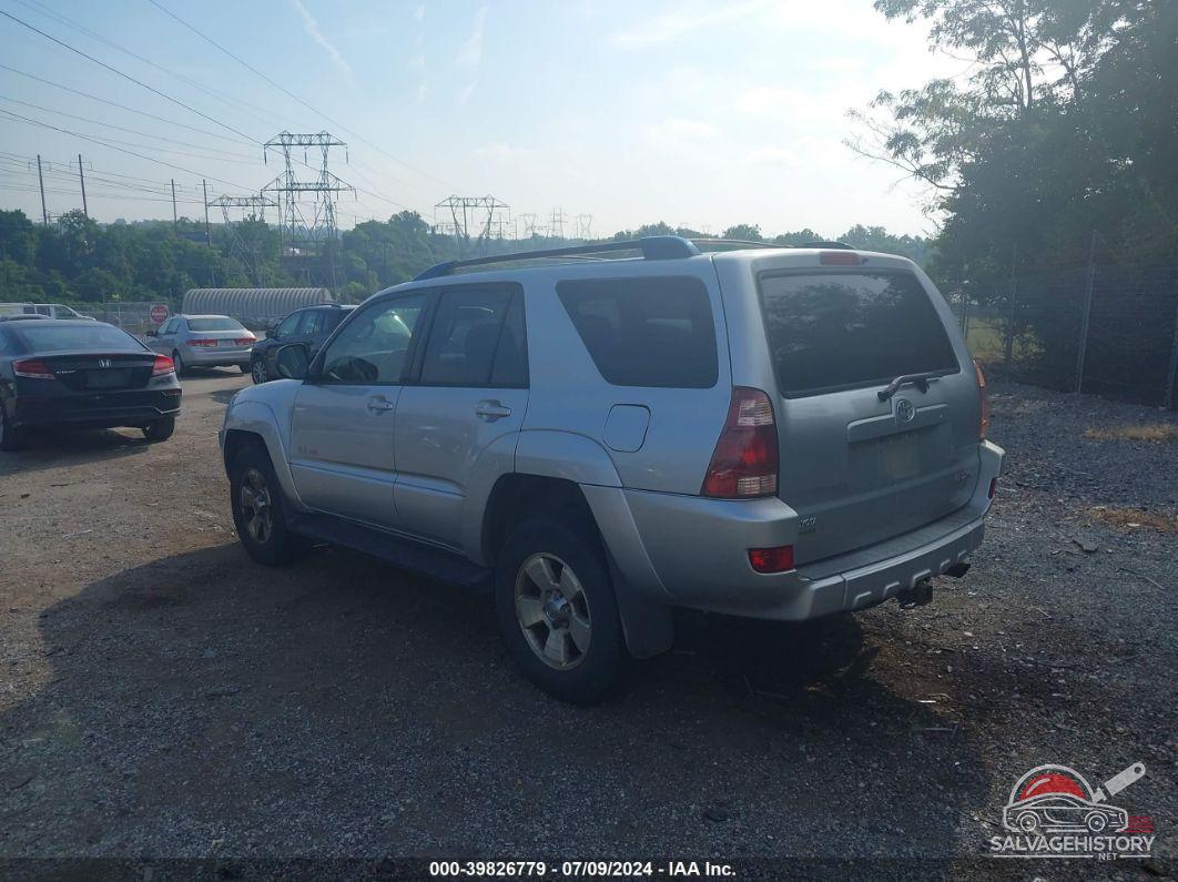 JTEBU14R658032113 2005 TOYOTA 4RUNNER photo no. 3