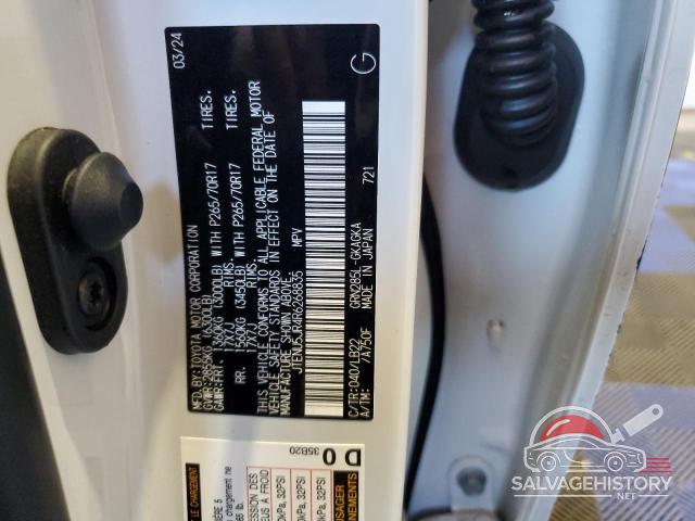 JTENU5JR4R6268835 2024 TOYOTA 4RUNNER photo no. 13