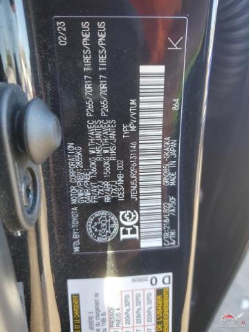 JTENU5JR2P6131146 2023 TOYOTA 4RUNNER SE photo no. 13