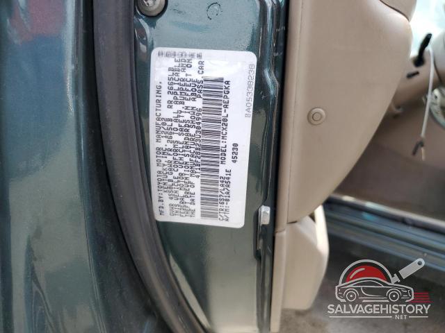 4T1BF28B23U304996 2003 TOYOTA AVALON photo no. 12