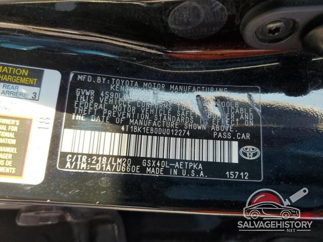 4T1BK1EB0DU012274 2013 TOYOTA AVALON photo no. 12