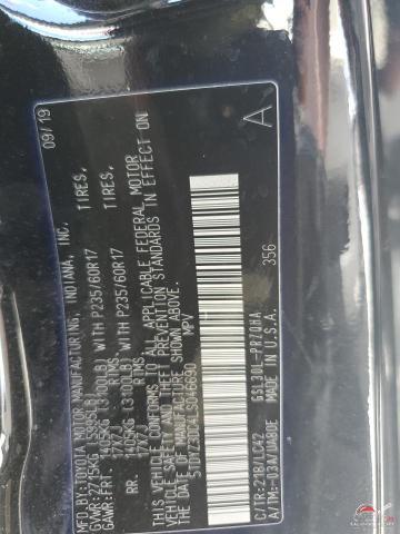 5TDYZ3DC4LS046690 2020 TOYOTA All Models photo no. 13