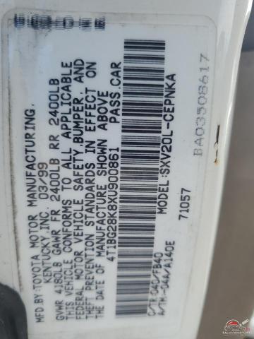 4T1BG28K8XU900861 1999 TOYOTA CAMRY photo no. 13
