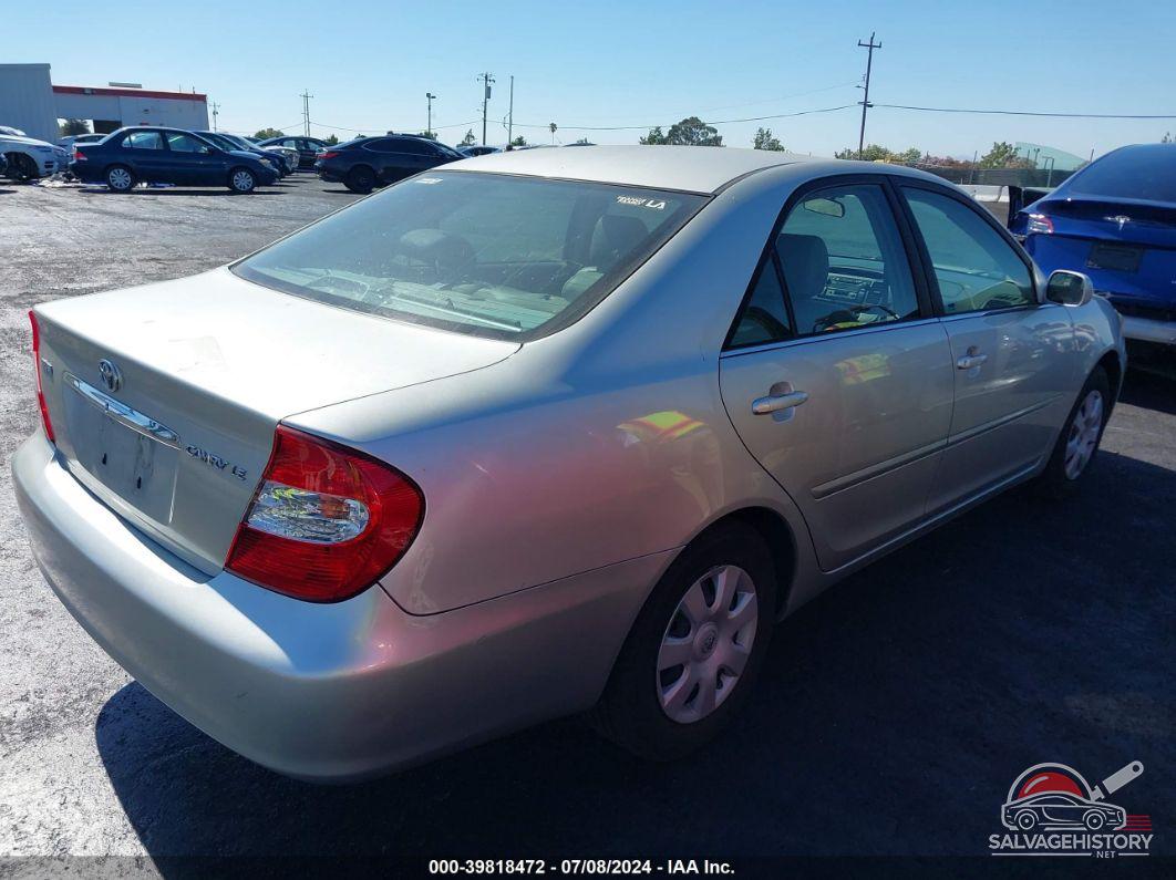 JTDBE32K130231603 2003 TOYOTA CAMRY photo no. 4