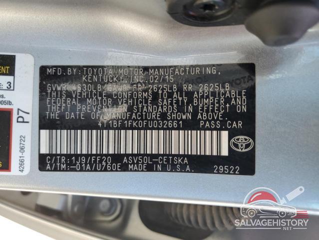 4T1BF1FK0FU032661 2015 TOYOTA CAMRY photo no. 12