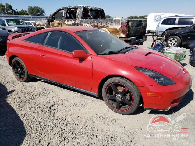 JTDDR32T110103235 2001 TOYOTA CELICA photo no. 4