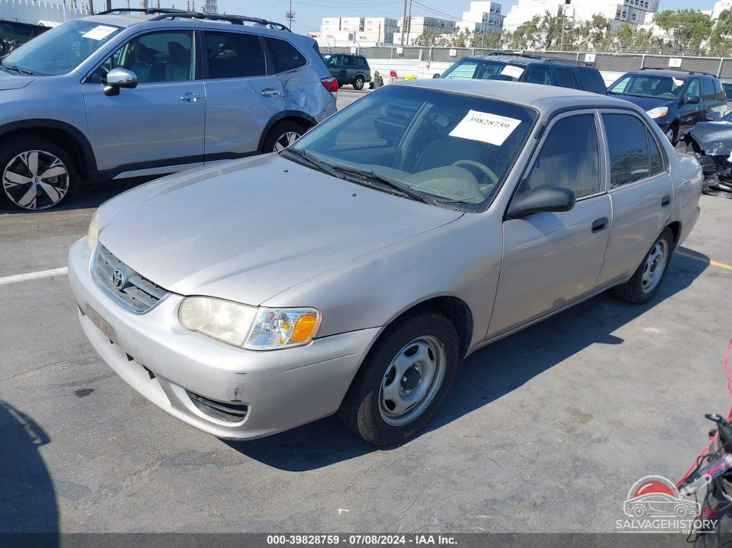 1NXBR12E71Z463014 2001 TOYOTA COROLLA photo no. 2