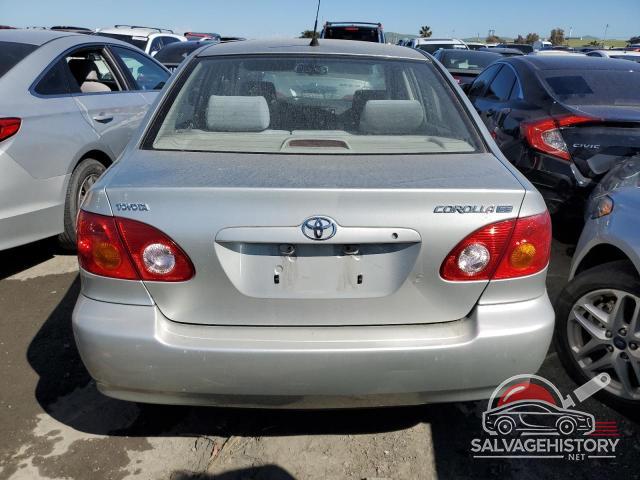JTDBR32E030013358 2003 TOYOTA COROLLA photo no. 6