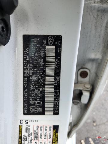 2T1BR32E17C762357 2007 TOYOTA COROLLA photo no. 12