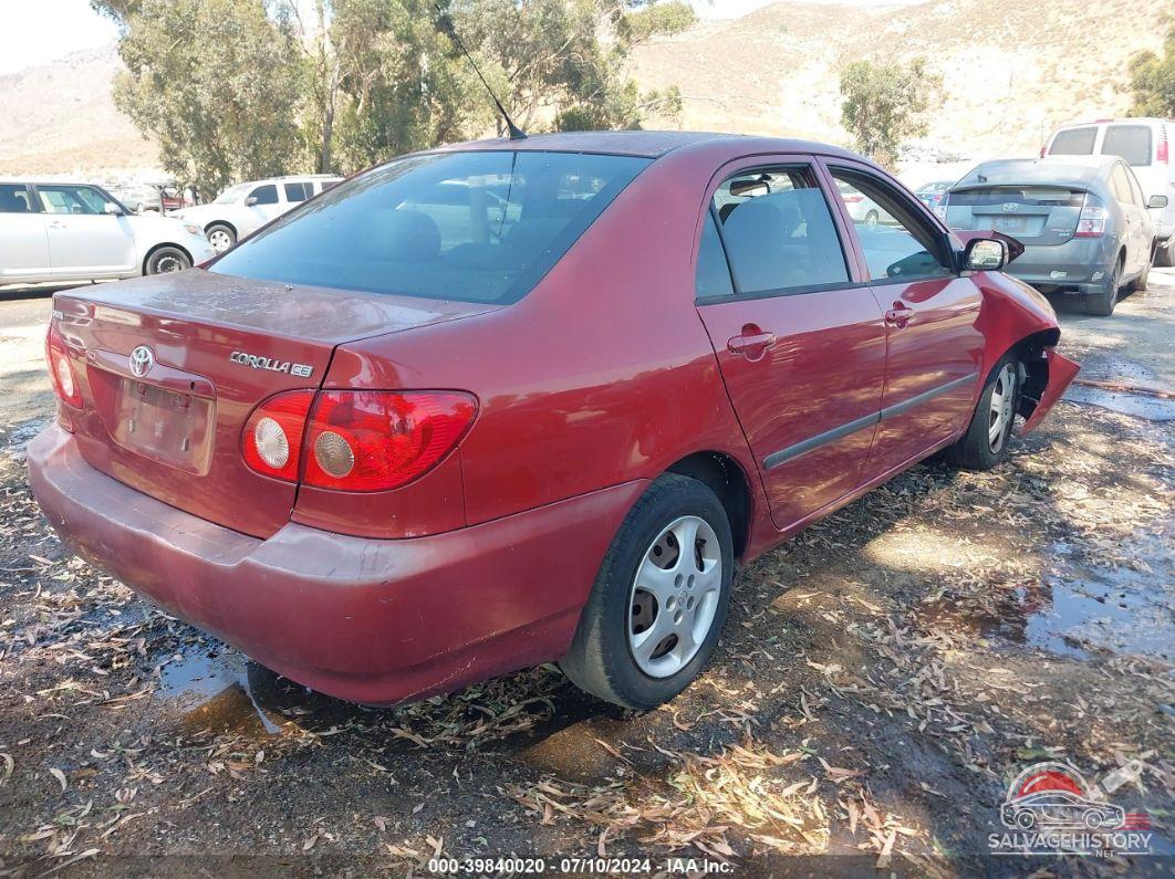 1NXBR32EX8Z043432 2008 TOYOTA COROLLA photo no. 4