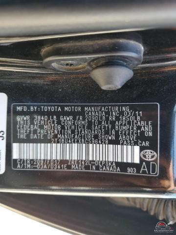 2T1BU4EEXBC596428 2011 TOYOTA COROLLA photo no. 12