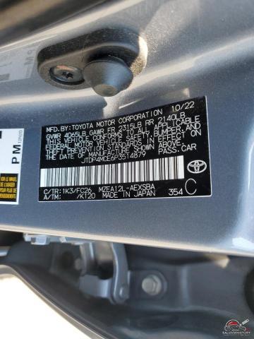 JTDP4MCE6P3514879 2023 TOYOTA COROLLA photo no. 12
