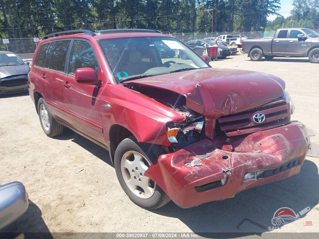 JTEEP21AX40062172 2004 TOYOTA HIGHLANDER photo no. 7