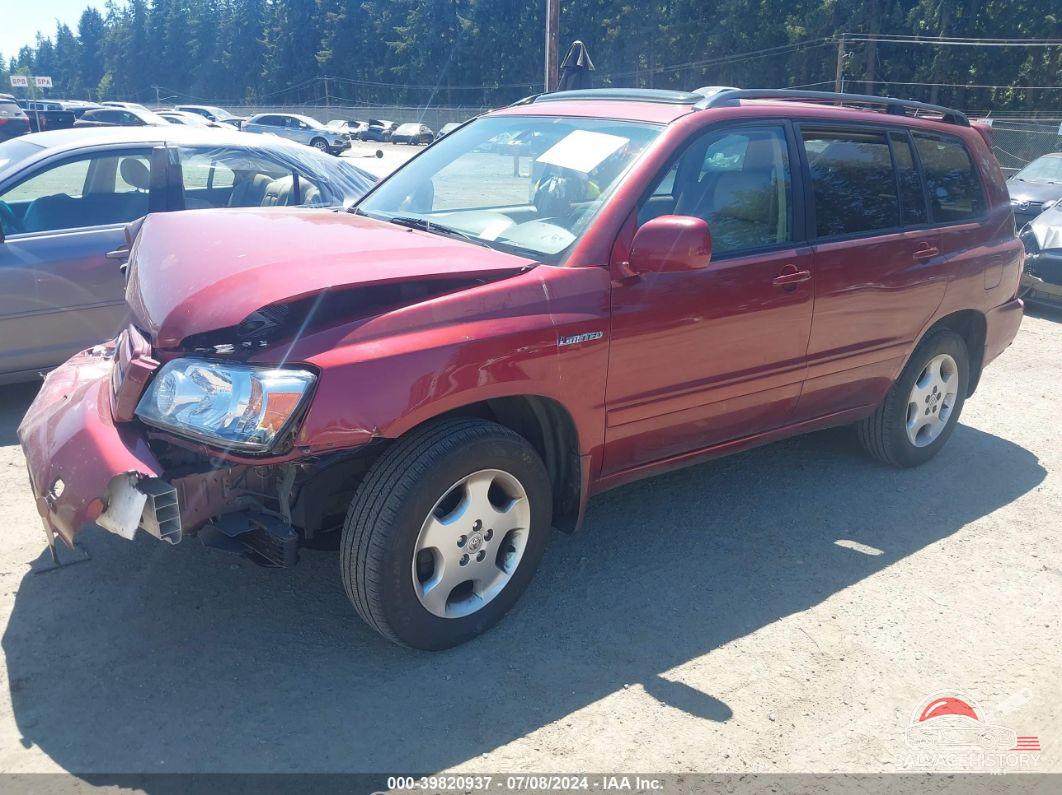 JTEEP21AX40062172 2004 TOYOTA HIGHLANDER photo no. 2