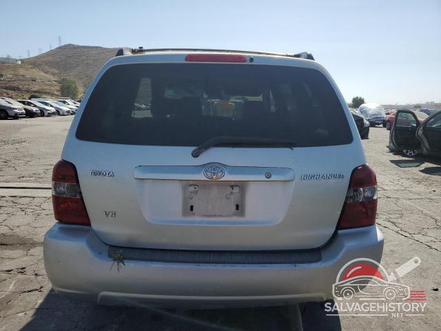 JTEDP21A350051382 2005 TOYOTA HIGHLANDER photo no. 6