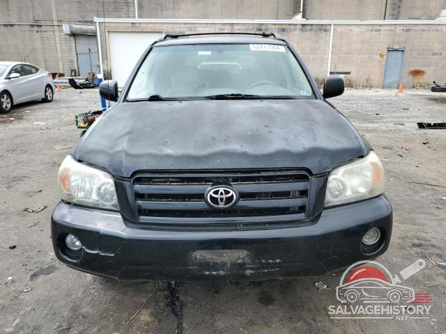JTEEP21A550096568 2005 TOYOTA HIGHLANDER photo no. 5