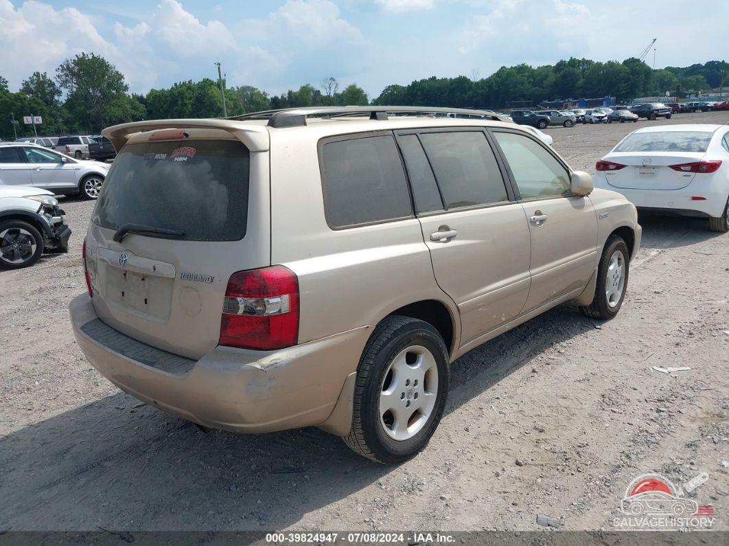 JTEEP21A950130110 2005 TOYOTA HIGHLANDER photo no. 4