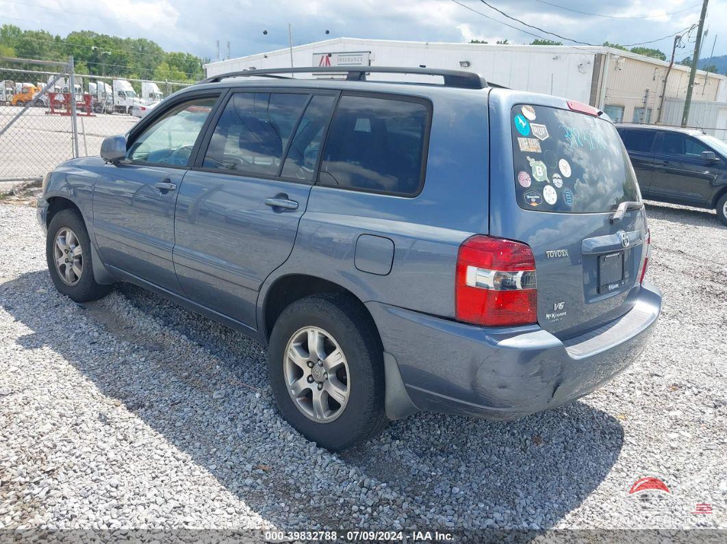 JTEGP21A950063730 2005 TOYOTA HIGHLANDER photo no. 3