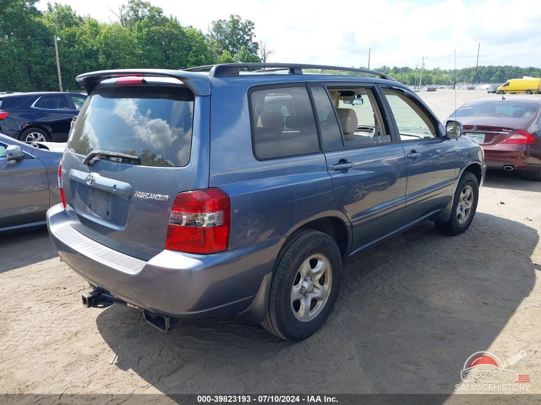 JTEGD21A070164828 2007 TOYOTA HIGHLANDER photo no. 4