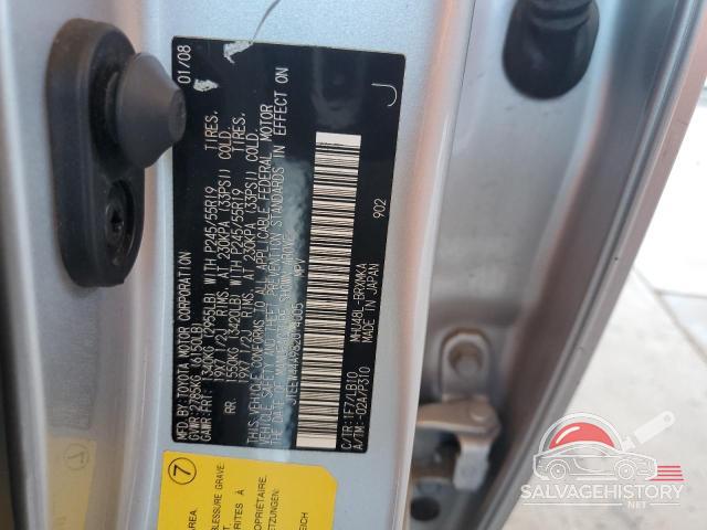 JTEEW44A982014005 2008 TOYOTA HIGHLANDER photo no. 12